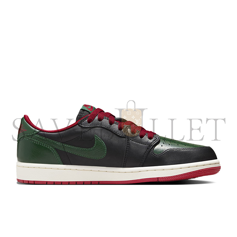 NIKE AIR JORDAN 1 LOW OG BLACK GORGE GREEN CZ0775-036 NIKE AIR JORDAN 1 LOW OG BLACK GORGE GREEN CZ0775-036